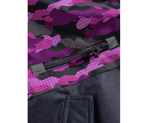 Горнолыжный костюм Valianly для девочки темно-фиолетового цвета 9016TF