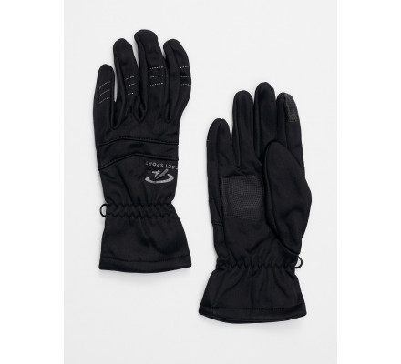 Перчатка спортивная женская черного цвета 618Ch