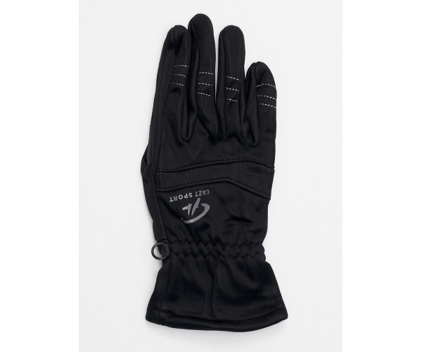 Перчатка спортивная женская черного цвета 618Ch