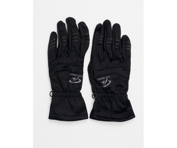 Перчатка спортивная женская черного цвета 618Ch
