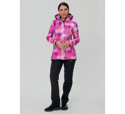 Костюм женский softshell розового цвета 01923R