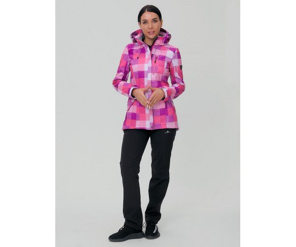 Костюм женский softshell розового цвета 01923R