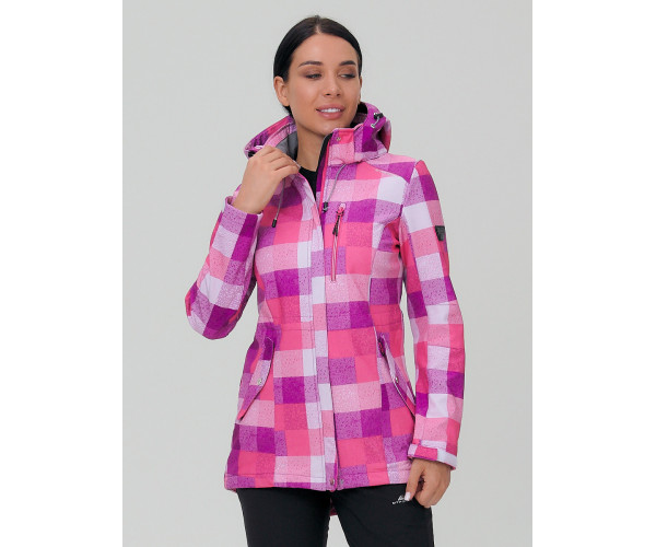 Костюм женский softshell розового цвета 01923R