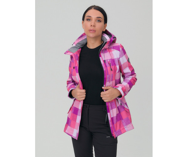 Костюм женский softshell розового цвета 01923R