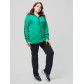 Костюм женский  большого размера зеленого цвета 02003Z