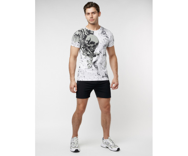 Подростковая футболка белого цвета 220035Bl