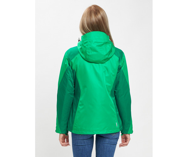 Куртка демисезонная 3 в 1 зеленого цвета 33213Z