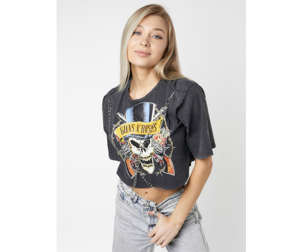 Топ футболка женская серого цвета 76012Sr