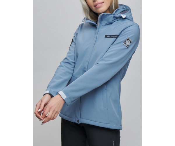 Костюм  женский голубого цвета 02034Gl