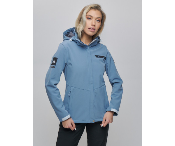 Костюм  женский голубого цвета 02034Gl