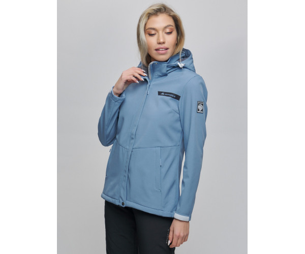 Костюм  женский голубого цвета 02034Gl