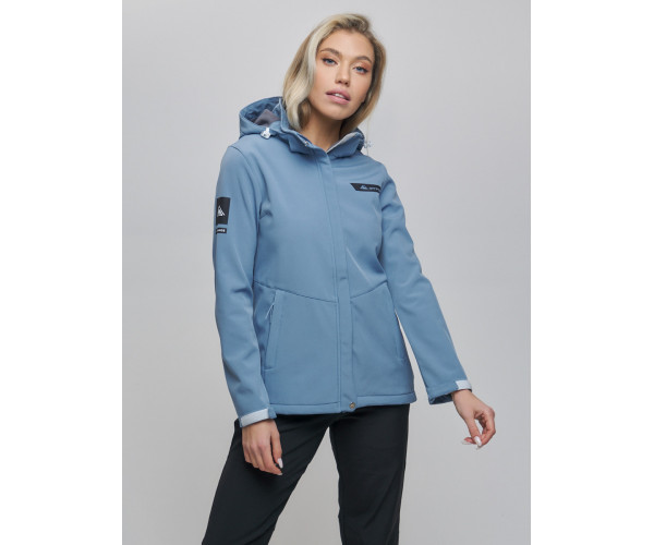 Костюм  женский голубого цвета 02034Gl