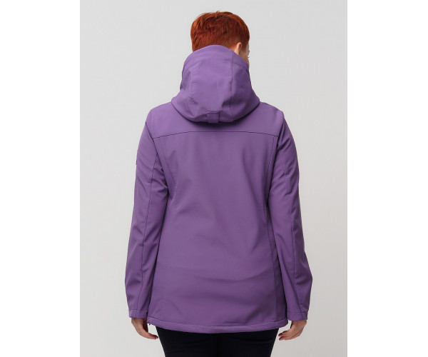 Ветровка  bigsize фиолетового цвета 2032-1F