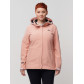Ветровка  bigsize розового цвета 2034-1R