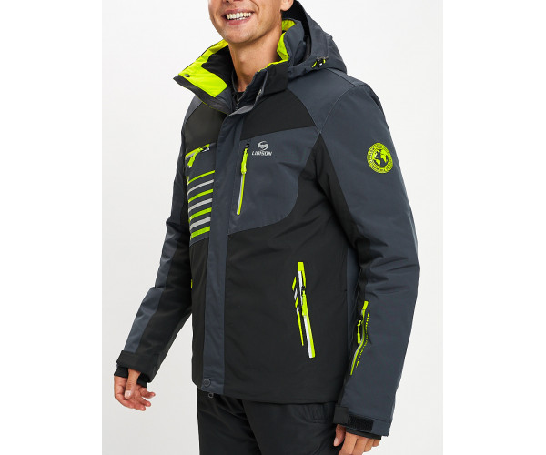 Горнолыжный костюм мужской черного цвета 077012Ch