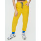 Спортивные брюки женские желтого цвета 1307J