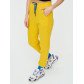 Спортивные брюки женские желтого цвета 1307J