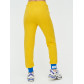 Спортивные брюки женские желтого цвета 1307J