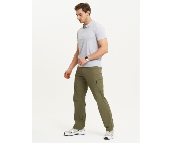 Спортивные брюки Valianly мужские хаки цвета 93435Kh