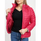 Стеганная куртка розового цвета 33315R