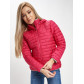 Стеганная куртка розового цвета 33315R