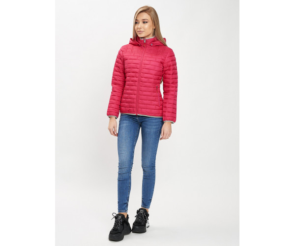 Стеганная куртка розового цвета 33315R