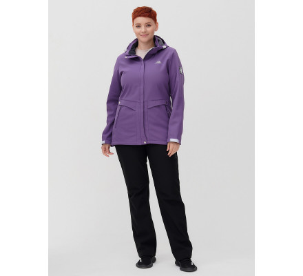 Костюм  bigsize фиолетового цвета 02032-1F