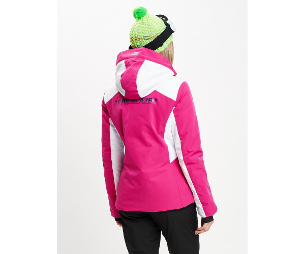 Горнолыжная куртка женская розового цвета 77030R