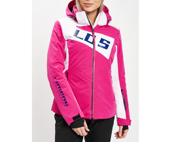 Горнолыжная куртка женская розового цвета 77030R