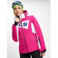 Горнолыжная куртка женская розового цвета 77030R