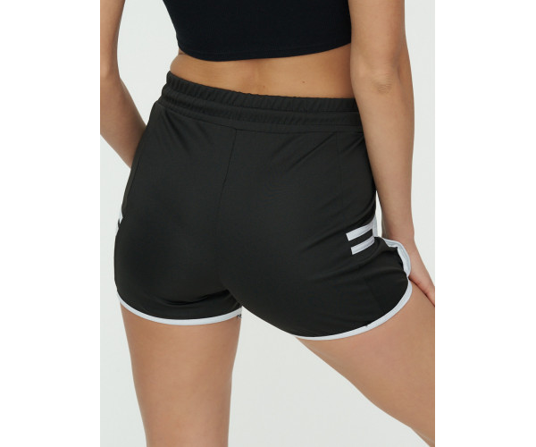 Спортивные шорты женские черного цвета 3010Ch