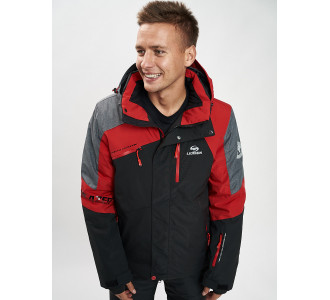 Горнолыжная куртка мужская красного цвета 77013Kr