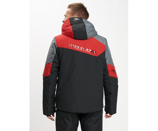 Горнолыжная куртка мужская красного цвета 77013Kr