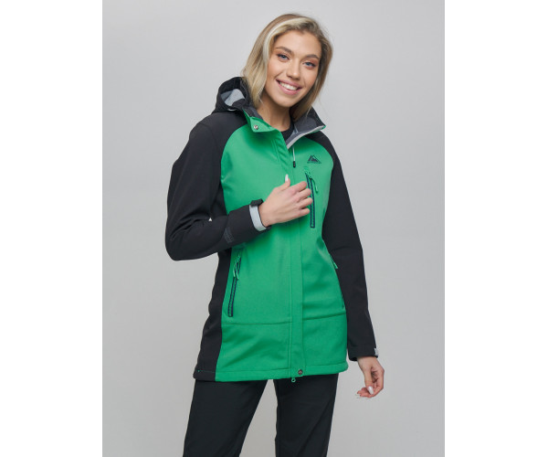 Костюм  женский зеленого цвета 02030Z