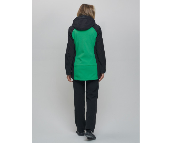 Костюм  женский зеленого цвета 02030Z