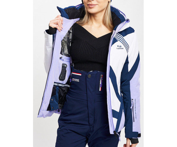 Горнолыжная куртка женская фиолетового цвета 77031F