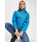 Стеганная куртка синего цвета 33315S