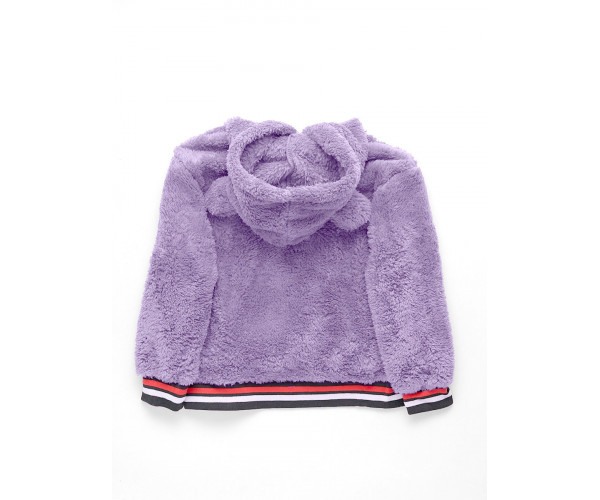 Плюшевая толстовка худи детская 21305F