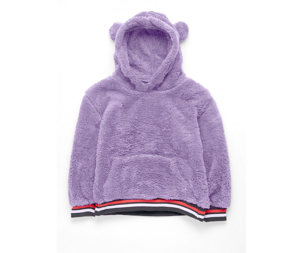 Плюшевая толстовка худи детская 21305F