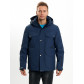Горнолыжная куртка мужская  темно-синего цвета 2088TS