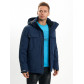Горнолыжная куртка мужская  темно-синего цвета 2088TS