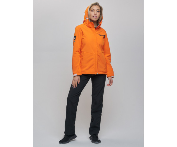 Костюм  женский оранжевого цвета 02034O