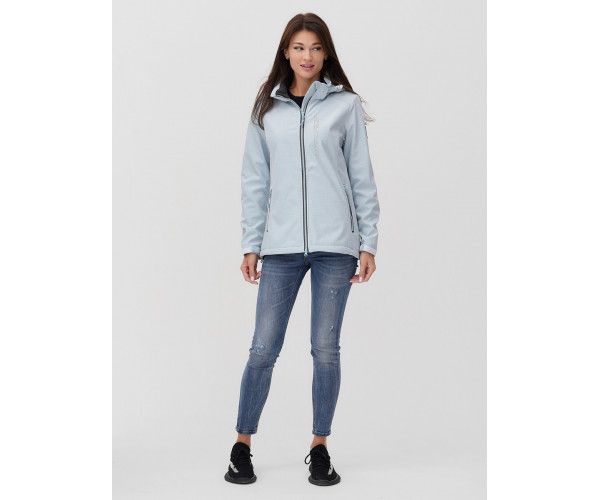 Ветровка  женская голубого цвета 2031Gl