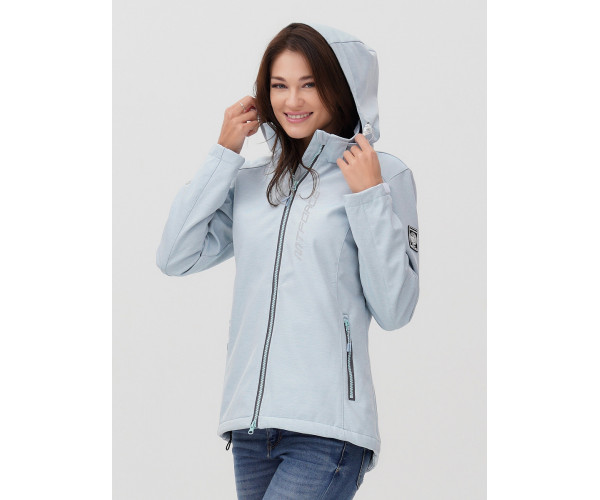 Ветровка  женская голубого цвета 2031Gl