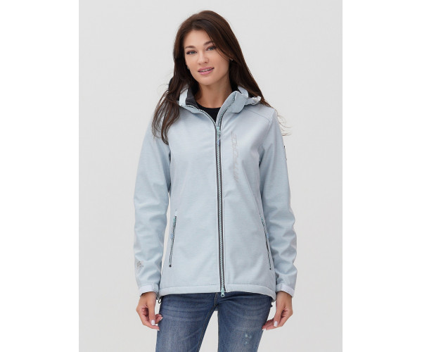 Ветровка  женская голубого цвета 2031Gl