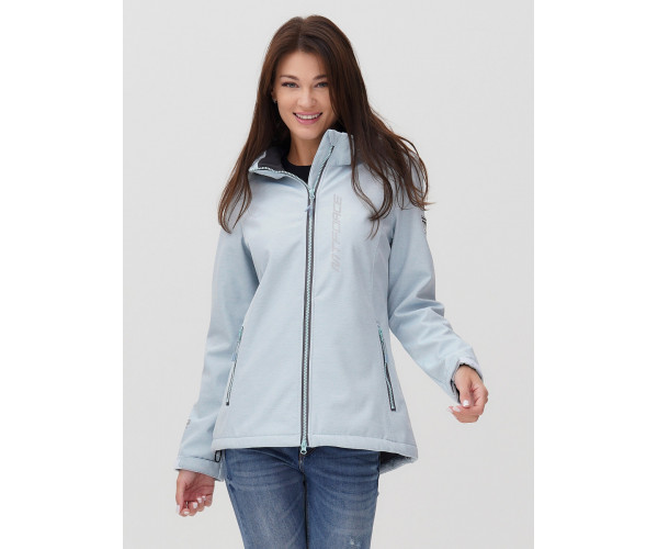 Ветровка  женская голубого цвета 2031Gl