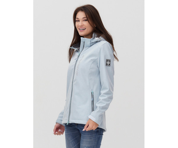 Ветровка  женская голубого цвета 2031Gl