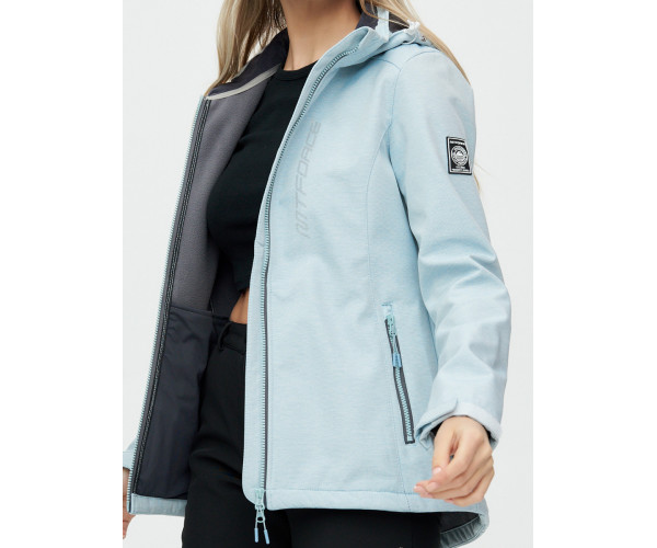 Костюм женский  светло-серый цвета 02031Gl