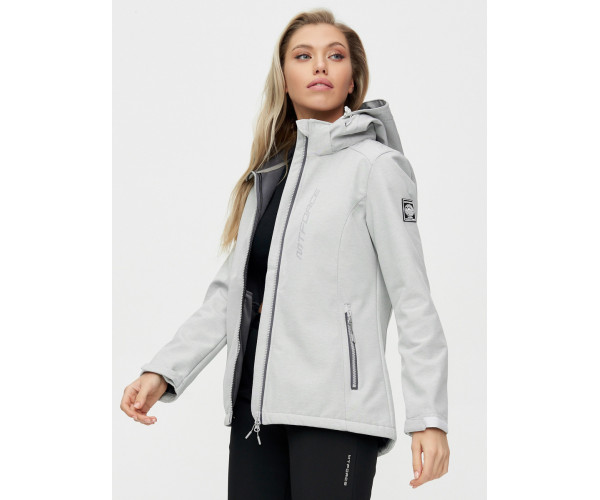 Костюм женский  светло-серый цвета 02031SS