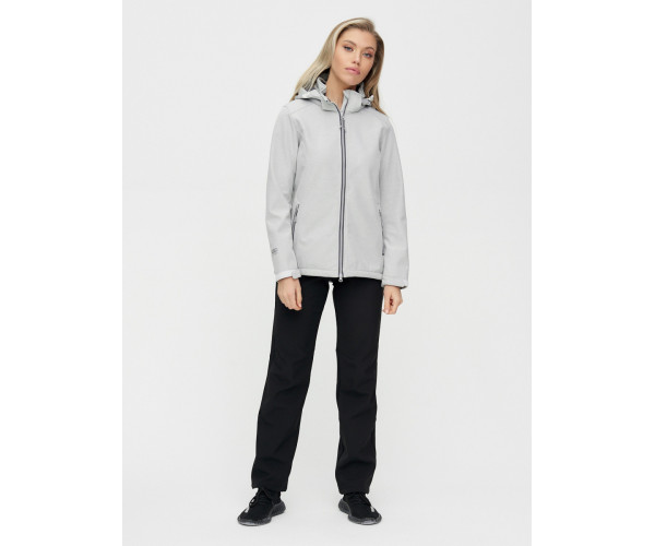 Костюм женский  светло-серый цвета 02031SS